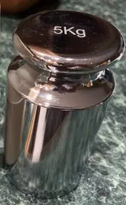 5 KG Calibration Weight, 5000G Precision Class M1 Steel Scale Calibration Weight