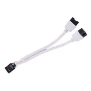 USB 9Pin Splitter Shielded USB 2.0 9Pins to Two 9 Pin Splitter Cable Reliable