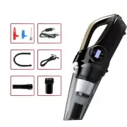 Car Vacuum Cleaner 4-In-1 Tire Pressure Gauge Inflator with LED Lighting