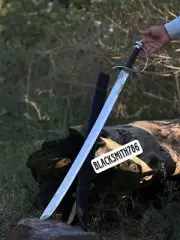 Legendary Cutlass Sword,Spring Steel '5160' Short broad Sabre slashing sword 36"