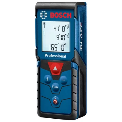 BLAZE 165 Ft. Laser Distance Tape Measuring Tool with Area and Volume