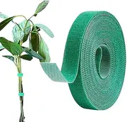 Garden Tie Tape Stretch Tie Tape, 1 Roll Garden Plant Ties Plant Tape, Plant Ties Garden Tape,Green Plants Tape Green Twin Fastening Tape Gardening Tape Garden Ties Garden Tape Plant Tape,Width 1.5cm