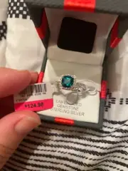 lab created green emerald jewelery set ring neckl