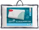 Comfortech Gel Infused Memory Foam Pillow,Medium