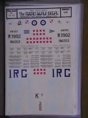1/32 Microscale RAF SPITFIRES *Nose Art Decal w/Data Stencils for 4 planes! OOP