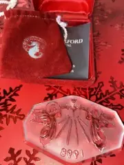 Waterford Crystal Ornament Songs of Christmas Hark the Herald Angels Sing 2001