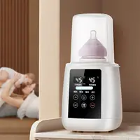 在飛比找PChome24h購物優惠-多功能單瓶溫奶器暖奶器 高溫蒸汽消毒智能 嬰兒奶瓶消毒器 母