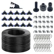 Convenient Garden Watering Solution 50ft Misting & Drip Irrigation Kit