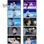 BHY 10 件/套 HANYU YUZURU HANYU CARD PVC 學生證兒童水晶明信片貼紙 DIY 裝飾公交