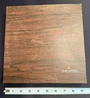 Vintage Sheaffer Walnut Desk Fountain Pen & Pen Set W06 Original Box