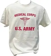 [Pinkfish] US Medical Corps T-Shirt WW2 Military Army T-Shirt Beige