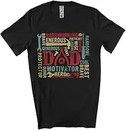 [Generic] Mechanic Dad Definition Legend; Humorous Father's Day Vintage Family Group Unisex T-Shirt