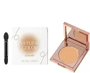 Hydrating Colored Clay Undereye Corrector, Lightweight Cream Concealer, 2.5x1.5x.3.0 Inches Stylish Color Eye Brightener Makeup to Cover Dark Circles, Ideal for Wife and Mother