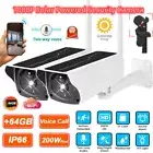 Outdoor Solar Power Security Energy Camera 1080P HD Wireless WiFi IP Home CCTV