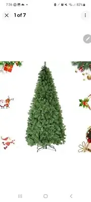 NIB 4.4ft Premium Spruce Artificial Holiday Christmas Tree for Home