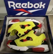 Reebok 9.5 Instapump Fury 94 Black Citron Red White Hyper Green Yellow