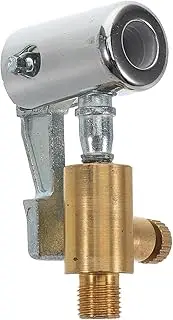 GETAJGHSD Air Ball Pump Inflator Portable Air Pump Adapter Car Tire Inflator Nozzle Universal Threaded Fitting Quick Connect Valve for Inflation Tool