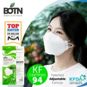 10 PCS KF94 WHITE Protective Face Mask Adult Made in Korea KFDA Certified BOTN