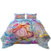 Cute Art for Kids Buttercup Bunnys Garden Coverlet