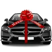 Happy Birthday Car Bow Big Car Ribbon Bow Large Gift Wrapping Bow Giant Bow f...