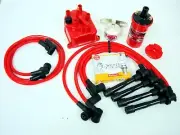 VMS 94-97 CIVIC DEL SOL VTEC MSD BLASTER COIL WIRES PLUGS DISTRIBUTOR CAP KIT (for: Honda)