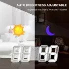 Portable Night Light Desk Alarm Clocks Alarm Clock Digital Clock LED