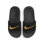 NIKE 拖鞋 大童 運動 KAWA SLIDE GS/PS 黑金 819352-003