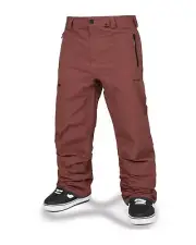 Volcom L Gore-Tex Men's Snow Pants, Redwood, Large
