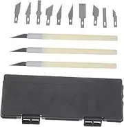 EXAOMBLE 1 Set Graver Set Hobby Utility Knives Carving Cutter Knives Kit Precision Craft Hobby Knives Carving Knives Cutting Knives Precision Knives Stainless Steel and Abs
