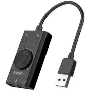 Orico External USB Sound Card 3.5mm Mic Speaker Volume Adjustable