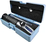 Salinity Refractometer for Seawater and Marine Fishkeeping Aquarium 0-100 Ppt with Automatic Temperature Compensation, by Aqueous Lab