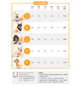 【汪喵星球】可調節防潑水狗狗聯名款雨衣，M/L/XL (10折)