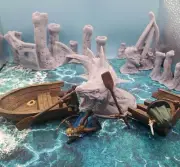 Demon Shark Dungeons & Dragons Pathfinder TTRPG Miniature