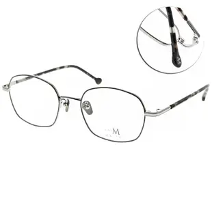 MA-JI MASATOMO 光學眼鏡 多邊框款 鈦/灰銀-灰琥珀 #PMJ051 C3