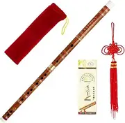 1pkg Traditional Handmade Chinese Musical Instrument Bamboo Flute/Dizi in D Key