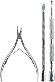 Home Tool Kit 3PCs/Set Clipper Trimmer Nail Art Manicure Tools Cuticle Scissors Pushers Tool Sets