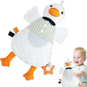 Baby Swan Hand Puppet,Animal Duck Plush Hand Puppet | Swan Hugging Pillow, Sleep Soothers, Sensory Snuggle Toy for Birthday Preschool
