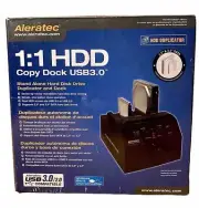 Aleratec 1:1 HDD Copy Dock USB3.0 USB 3.0 HDD Duplicator w/ Power Supply