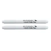 2PC Liquid Chalk Pen Marker For Glass Chalkboard Blackboard white Q6B24364