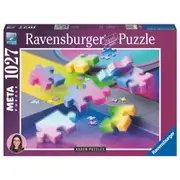 1000pc Ravensburger Gradient Cascade Theme Family Jigsaw Puzzle Set