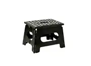Portable Non Slip Folding Stool Chair Plastic Foldable Step Flat Outdoor Kitchen