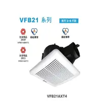 在飛比找momo購物網優惠-【台達電子】DC直流浴室節能換氣扇-VFB21系列兩段風量(