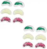 Baluue 2sets Medical Grade Eye Ice Packs Gel Cooling Eye Patches for Sensitive Skin 6pcs*2