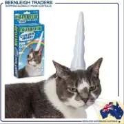 Inflatable UNICORN HORN FOR CATS Cats Love It! By Archie McPhee Brand New