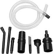 Mini Micro Vacuum Attachment Tools, Car Vehicle Cleaning Kit, Keyboard Crevice Cleaning Tool, Detailing Kit,Universal Vacuum Cleaner Attachments,9Pcs, Black