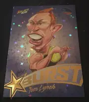 2016 AFL Select Footy Stars Card STARBURST BLUE CARICATURE TOM LYNCH SB3