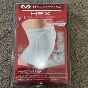 McDavid 6440 Hexpad Knee Or Elbow White Medium Volleyball Basketball Football