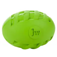 在飛比找博客來優惠-美國JW嗶嗶美式足球-大(適合中大型犬)- 綠色
