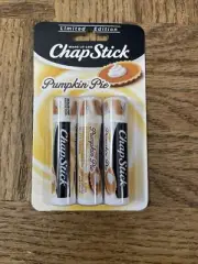 1 Package ChapStick Lip Care - Pumpkin Pie - Limited Edition - 3 Count