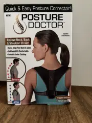 Posture Doctor As Seen On TV Relieve Neck Back Shoulder Posture Corrector ~OZ